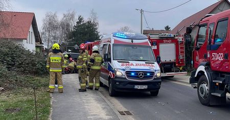 Dramat na Dolnym Śląsku. Auto przygniotło kobietę i dwoje dzieci