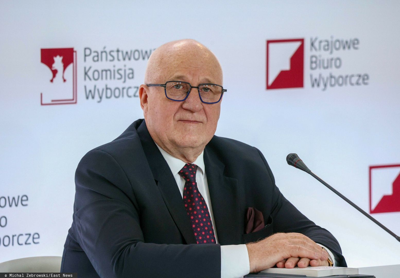 Konferencja PKW nt. przebiegu g?osowania
Fot. Michal Zebrowski/East News,  Warszawa, 09.06.2024. Wybory do Parlamentu Europejskiego. Konferencja prasowa Panstwowej Komisji Wyborczej nt. przebiegu glosowania.
N/z: Sylwester Marciniak
Michal Zebrowski