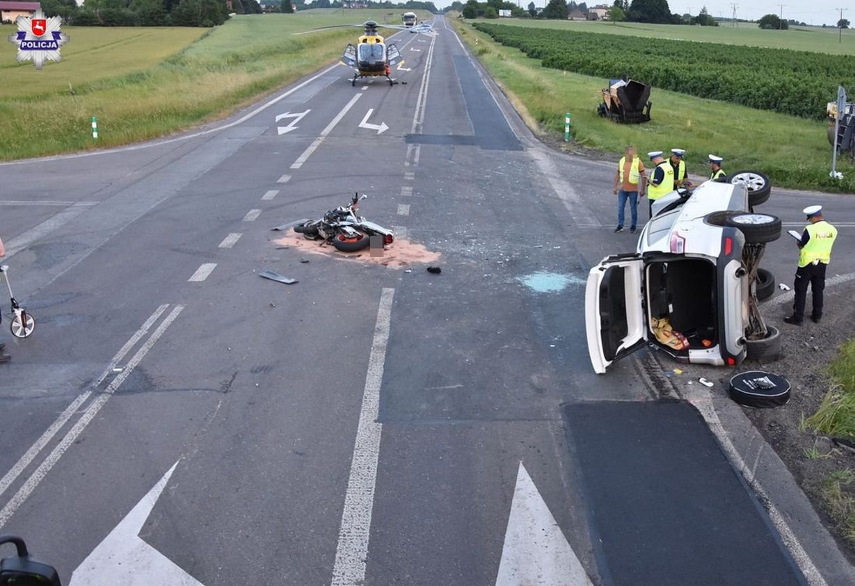 Tragedia na obwodnicy Krasnegostawu. Zginęły dwie osoby