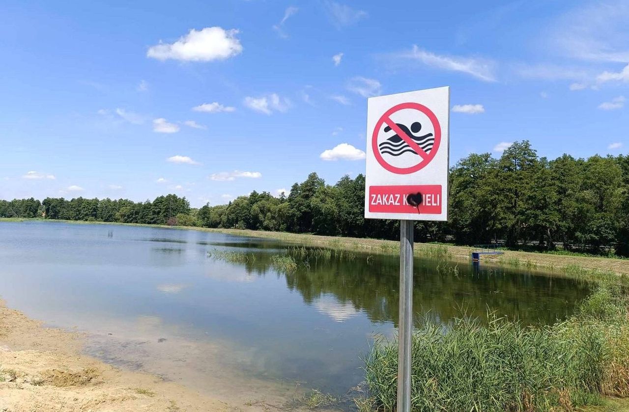 Cieszyli się z nowego zalewu. Kąpieli jednak nie będzie
