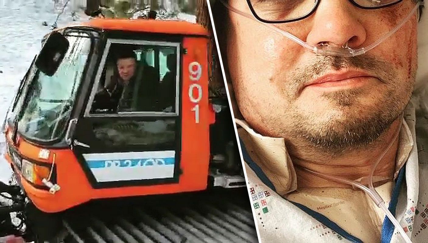 Tak Jeremy Renner wygląda po tragicznym wypadku. Nie jest w stanie pisać