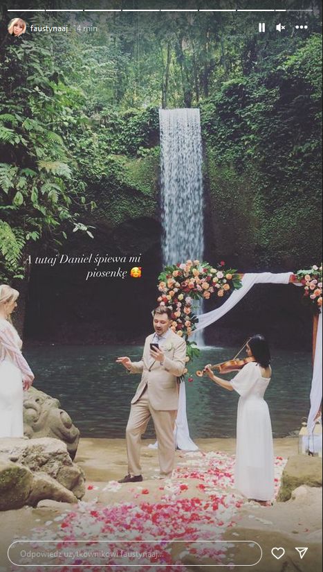Tak wyglądał ślub Daniela Martyniuka z Faustyną