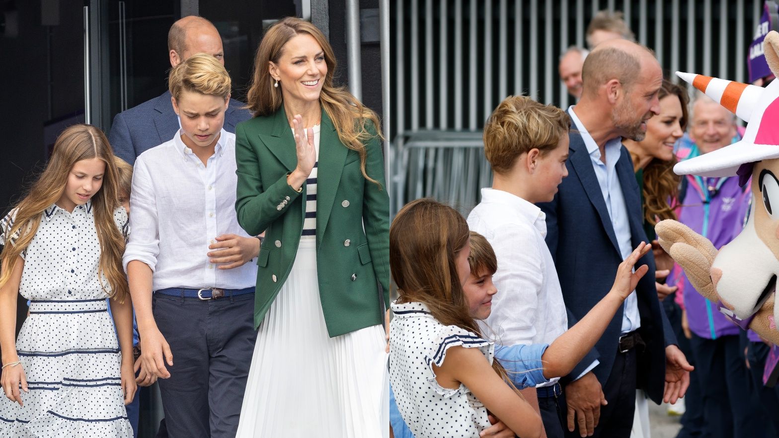 Księżna Kate i książę William z dziećmi 