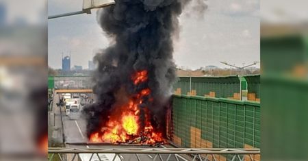 Tragiczny wypadek na S8 w Warszawie. Nagranie z miejsca zdarzenia