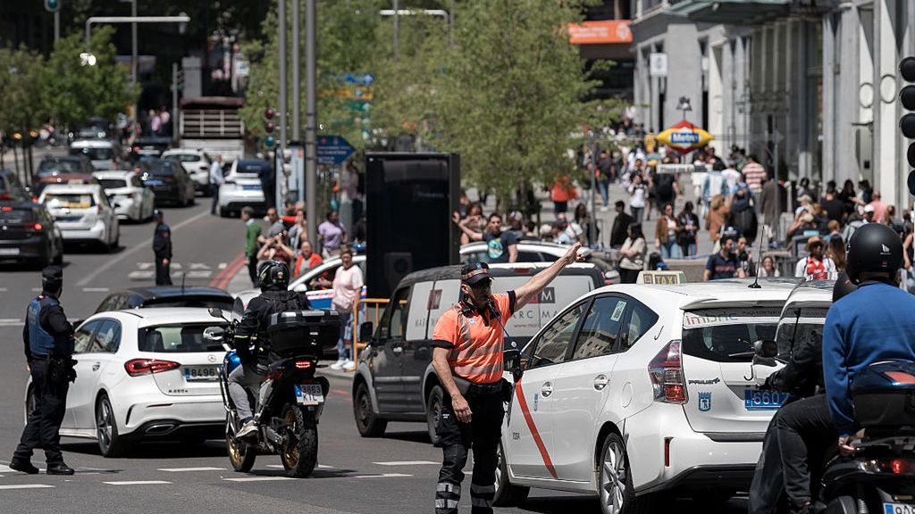 Spain suffers massive ongoing blackout
MADRID, SPAIN - APRIL 28: Police takes security measures as a widespread power outage strikes Spain and Portugal around midday Monday while the causes are still unknown in Madrid, Spain on April 28, 2025. (Photo by Diego Radames/Anadolu via Getty Images)
Anadolu
widespread power outage, ongoing blackout, urban chaos, spain and portugal, massive ongoing blackout, power outage