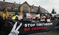 Akcja "Matki na granicę". Protest w Michałowie