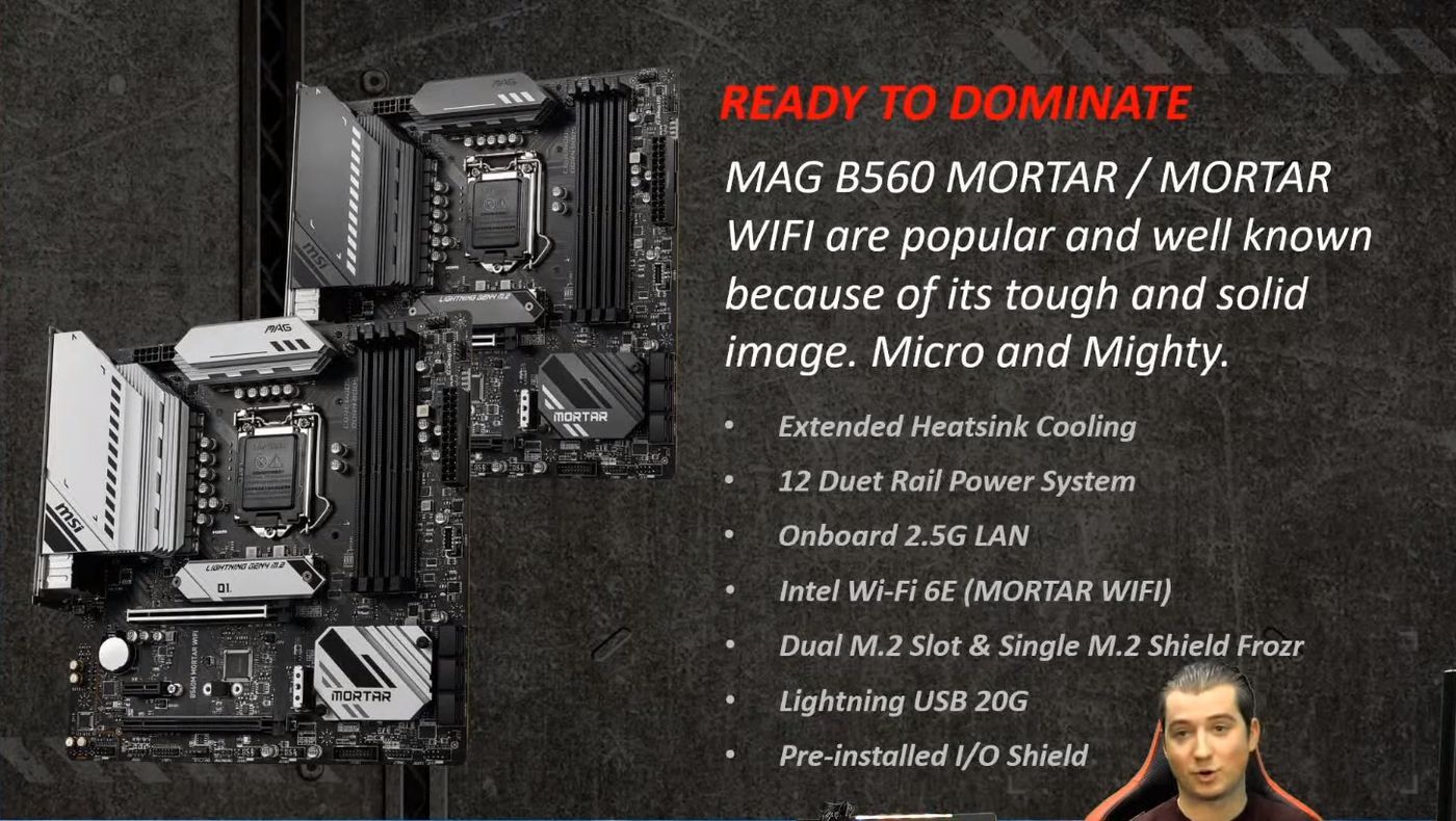 MSI MAG B560M Mortar