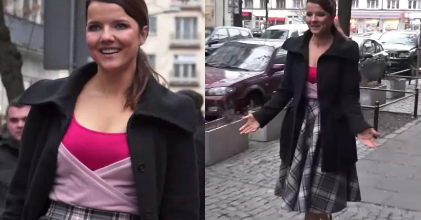 Jabłczyńska do paparazzi: "Tylu was w życiu nie widziałam!"