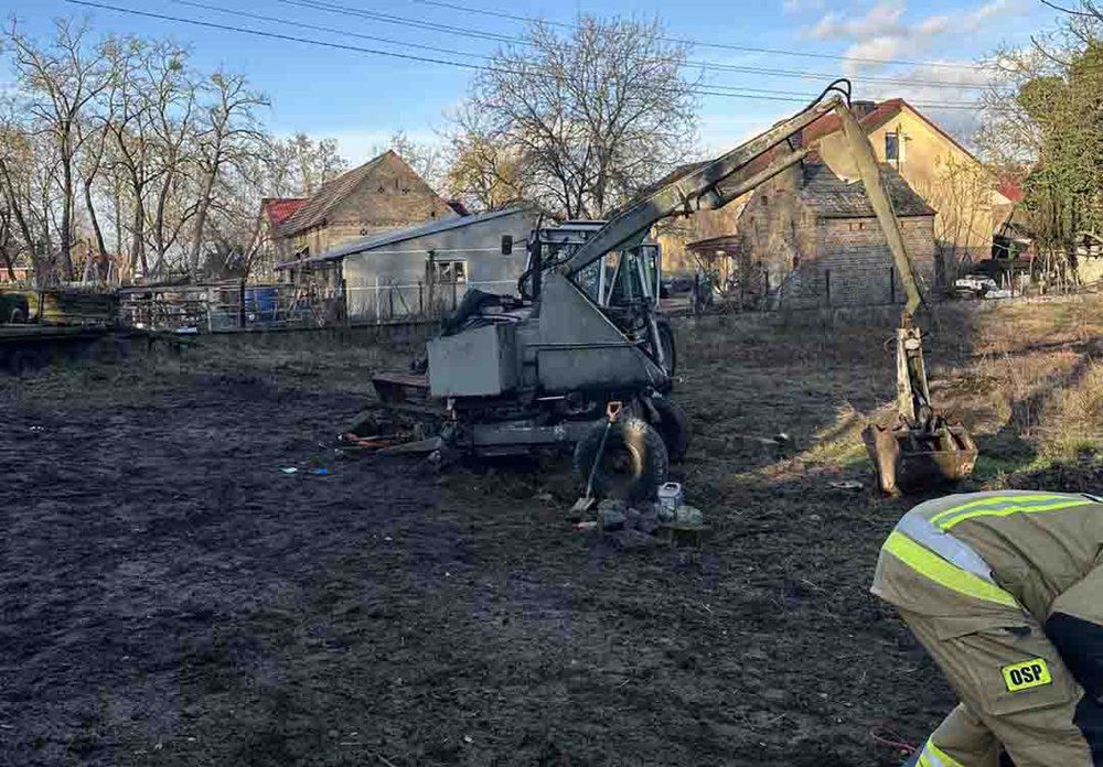 Pyrzany: Poważny wypadek. Maszyna rolnicza przygniotła mężczyznę
