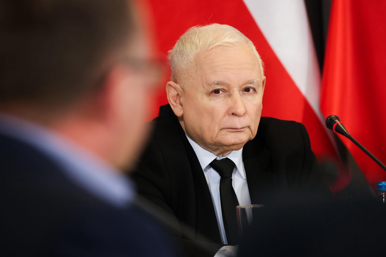 Prezes PiS Jarosław Kaczyński