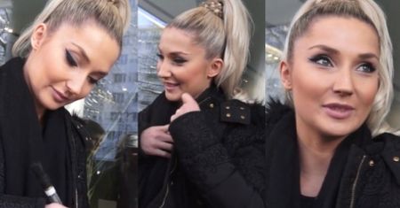 Uśmiechnieta Cleo rozdaje autografy pod "Dzień Dobry TVN"