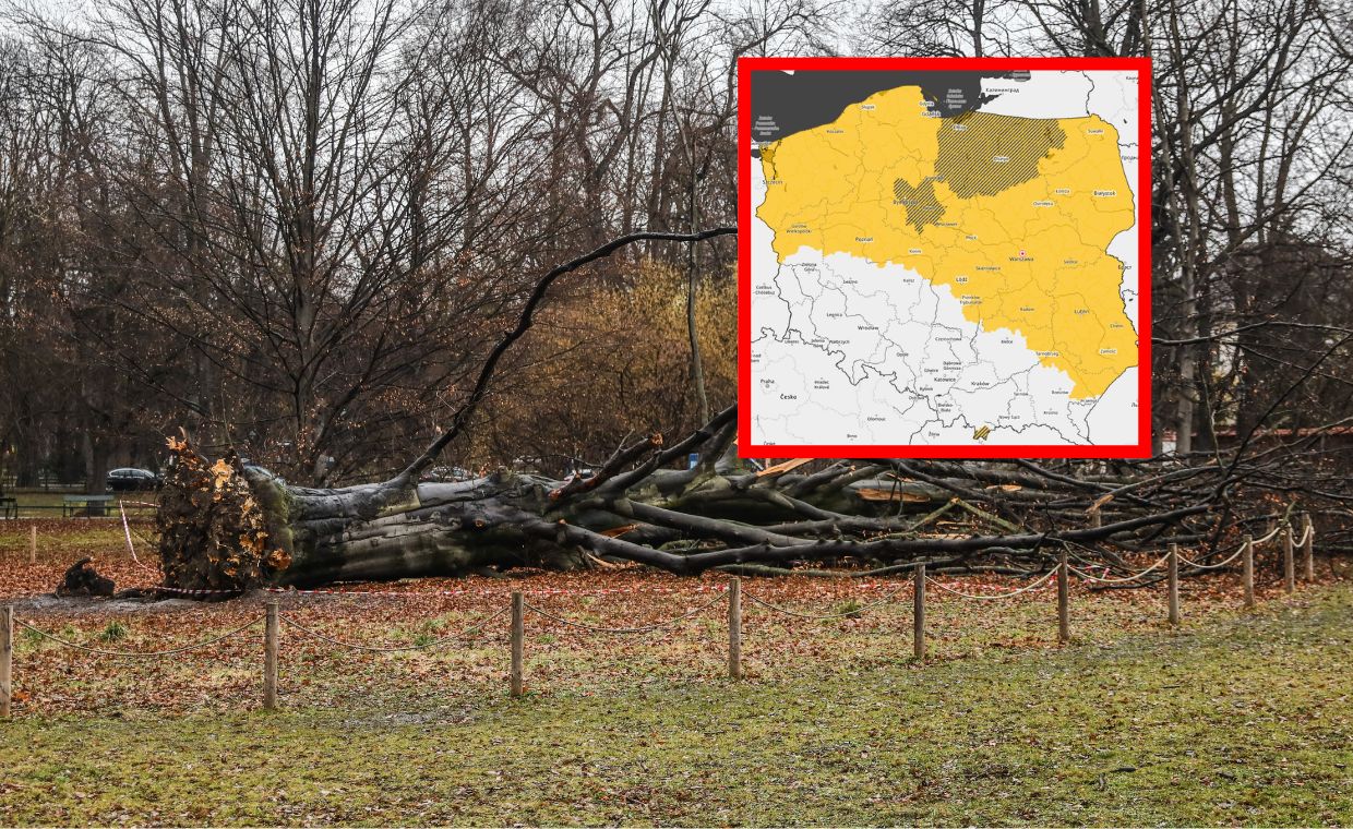 Fatalne warunki pogodowe w Polsce. Strażacy w akcji