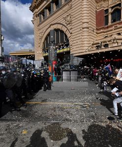 Australia. Protesty przeciw lockdownowi. Setki aresztowanych