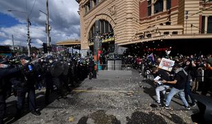 Australia. Protesty przeciw lockdownowi. Setki aresztowanych