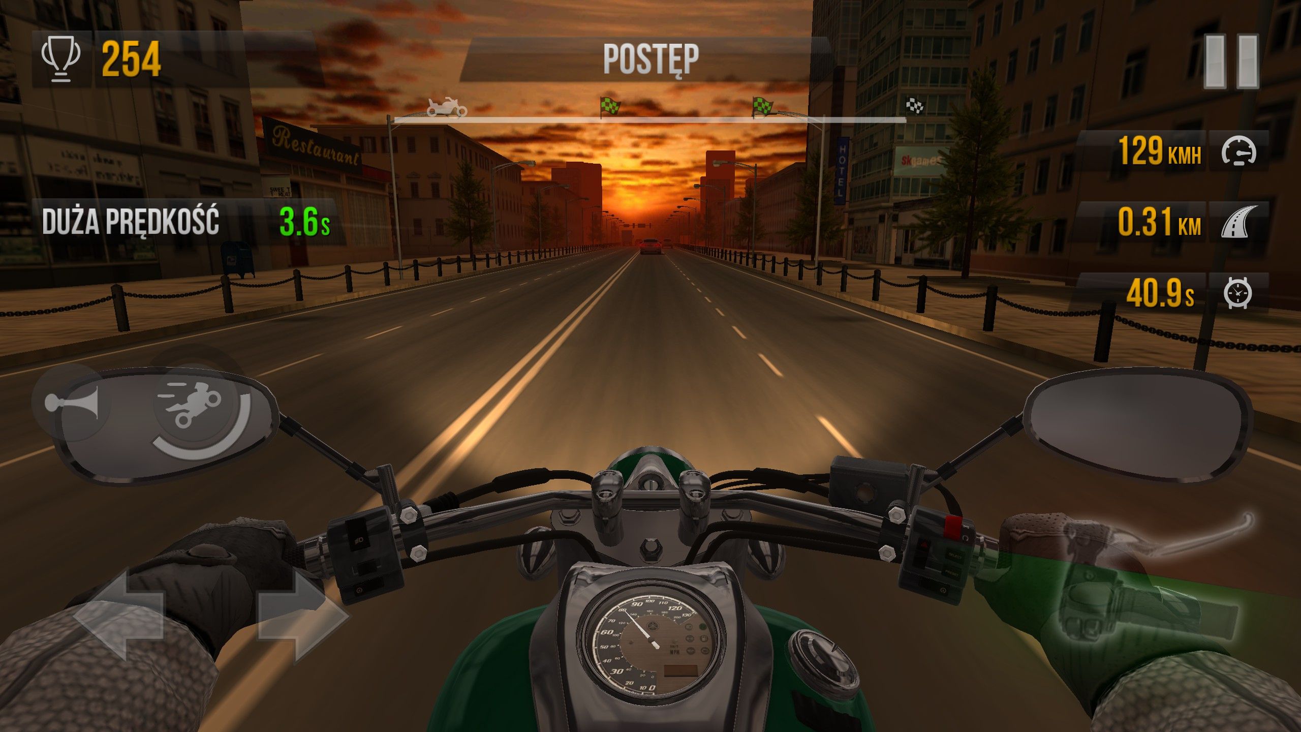 Wiatr we włosach, który czuć od samego patrzenia. Recenzja Traffic Rider [Android, iOS] 2