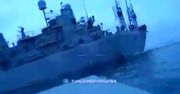 Moment ataku na rosyjski okręt na Morzu Czarnym. Ukraińcy pokazali dowody