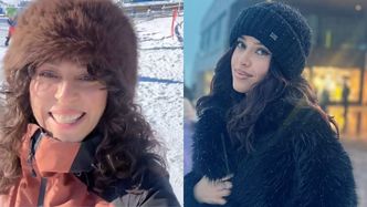 Natalia Kukulska z córką szusują na nartach. Uderzające podobieństwo? (ZDJĘCIA)