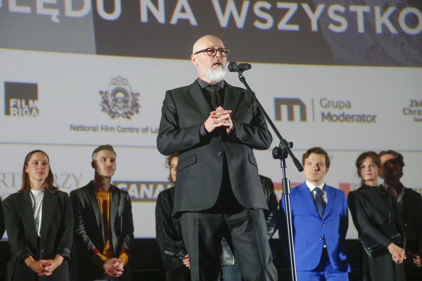 scena z: Wojciech Smarzowski, SK:, , fot. Baranowski/AKPApremiera filmu "Wesele", październik 2021, Wojciech Smarzowski