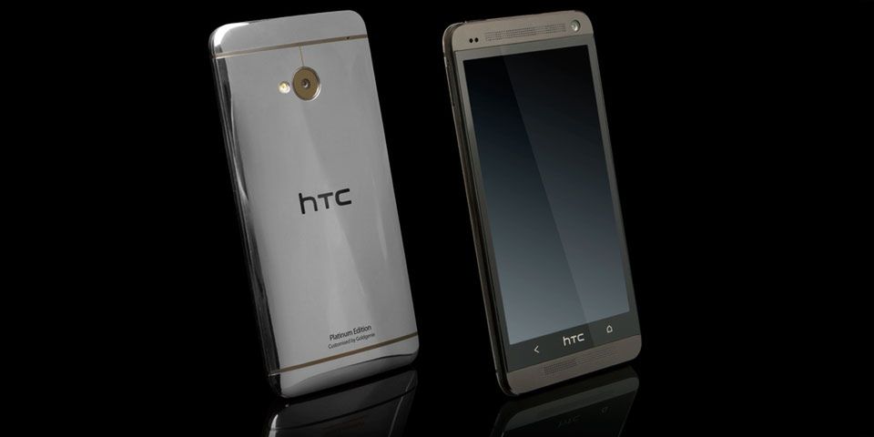 Platynowy HTC One (fot. Goldgenie)
