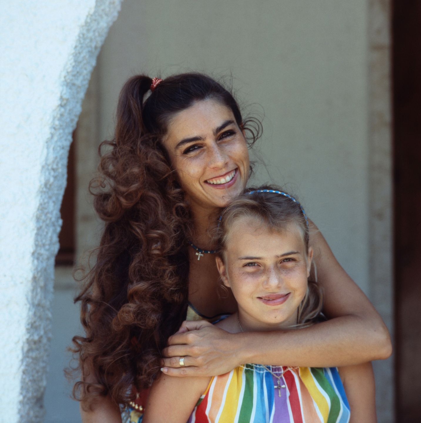 Romina Power z córką Ylenią Carisi w latach 80-tych 