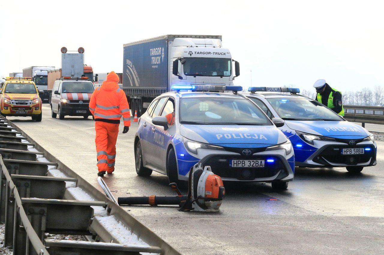 Wypadek na A4 tuż pod Wrocławiem. Jedna osoba ranna
