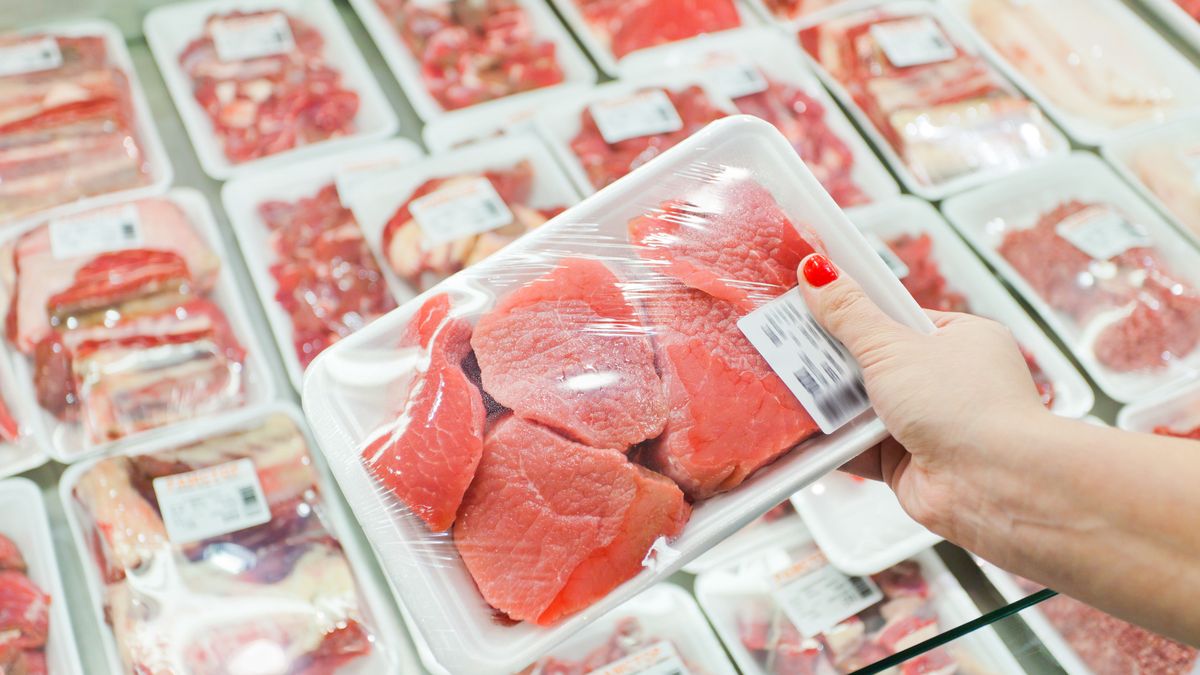 Image of packaged meat with woman hand in the supermarket
background, beef, board, burger, butcher, buy, chopping, cold, cook, cooking, cutlet, dinner, eating, food, fresh, fridge, ground, hash, healthy, ingredient, juicy, lean, lunch, making, mall, many, market, meat, package, packed, piece, plastic, pork, preparation, preparing, product, raw, red, row, sauce, shop, stack, steak, store, supermarket, taste, texture, uncooked, white, woman hand