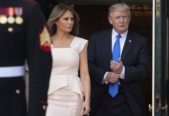 Szczęśliwa Melania Trump w sukience za 8 TYSIĘCY na spotkaniu w Korei Południowej (ZDJĘCIA)