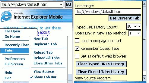 Przeglądarka dla Windows Mobile, wygodna (?) w obsłudze 1