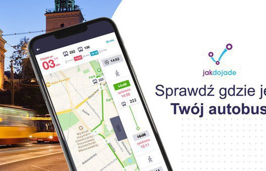Aplikacja Jakdojade pokaże aktualną lokalizację pojazdów komunikacji miejskiej