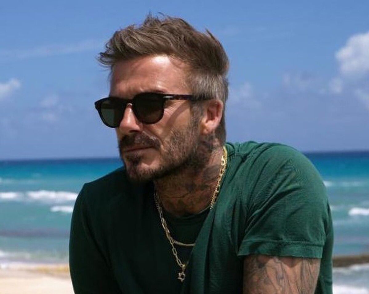 David Beckham został drużbą ojca 