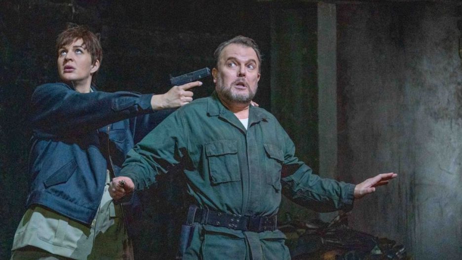 Lise Davidsen (Leonora) i Tomasz Konieczny (Don Pizarro)