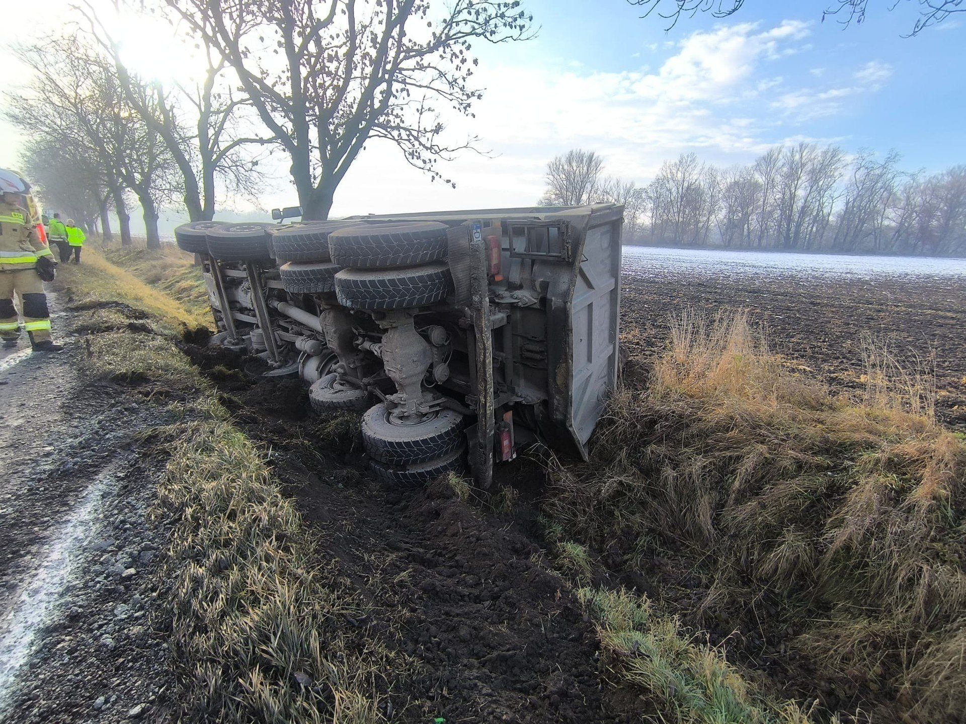 Wypadek na DK8 pod Wrocławiem