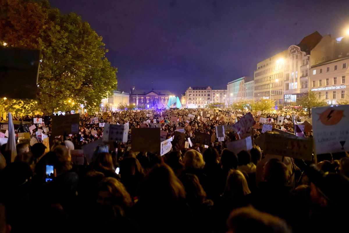 Strajk Kobiet. Protest w Poznaniu