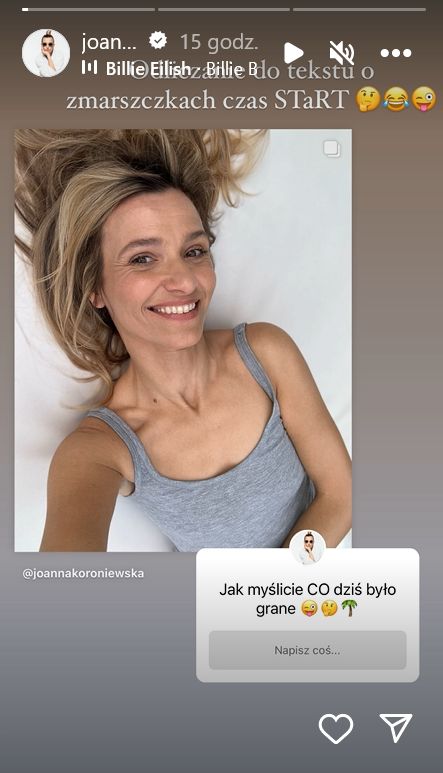 Joanna Koroniewska odpowiada uszczypliwej internautce