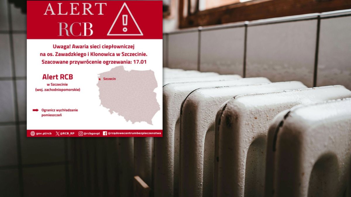  Awaria ciepłownicza w Szczecinie. Ogrzewanie wróci dopiero w so