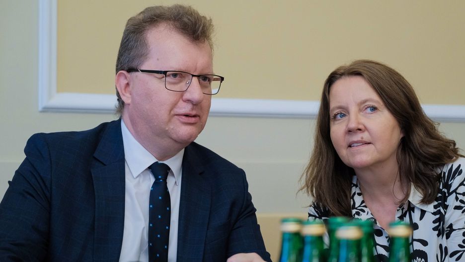Piotr Babinetz, Joanna Lichocka - członkowie RMN