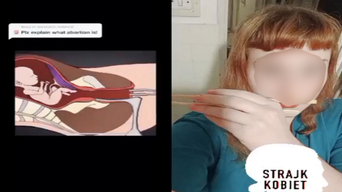 tik tok strajk kobiet aborcja