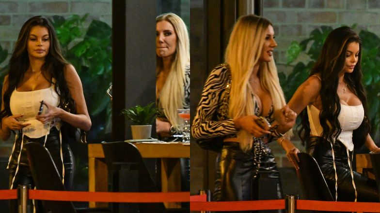 Justyna Gradek i Magdalena Lubacz imprezują nocą