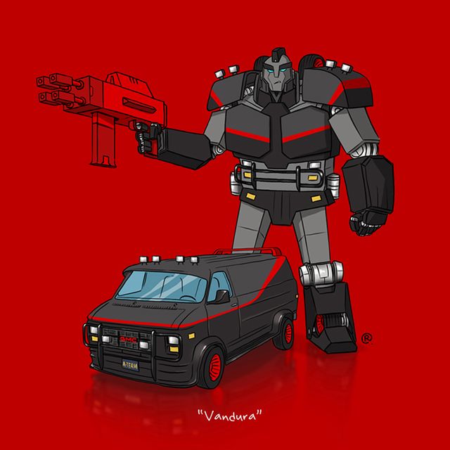A gdyby tak znane auta filmowe były Transformerami? 6