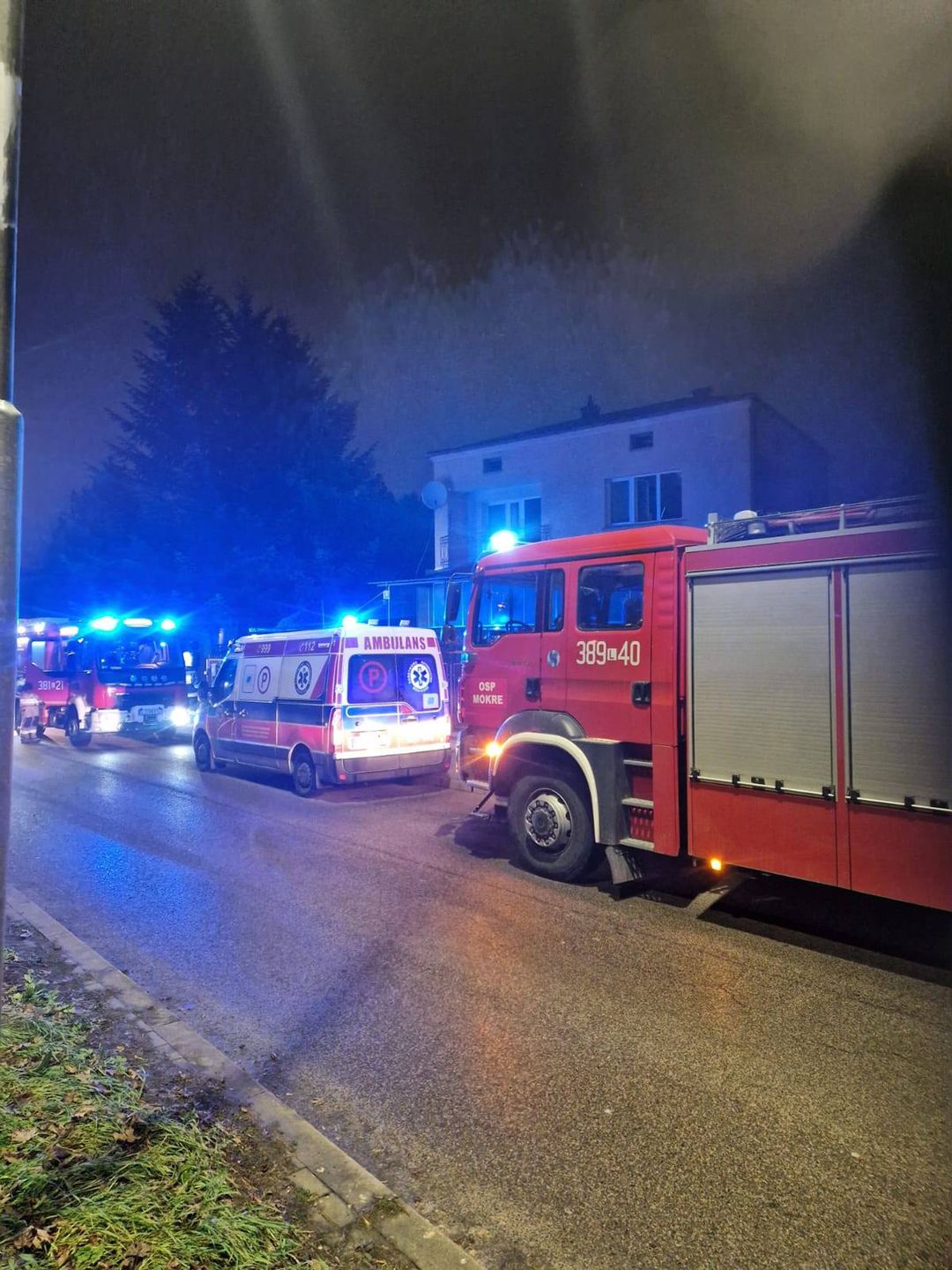 Tragiczny w skutkach pożar w Zamościu. Ogień sam zgasł, zginęła starsza kobieta
