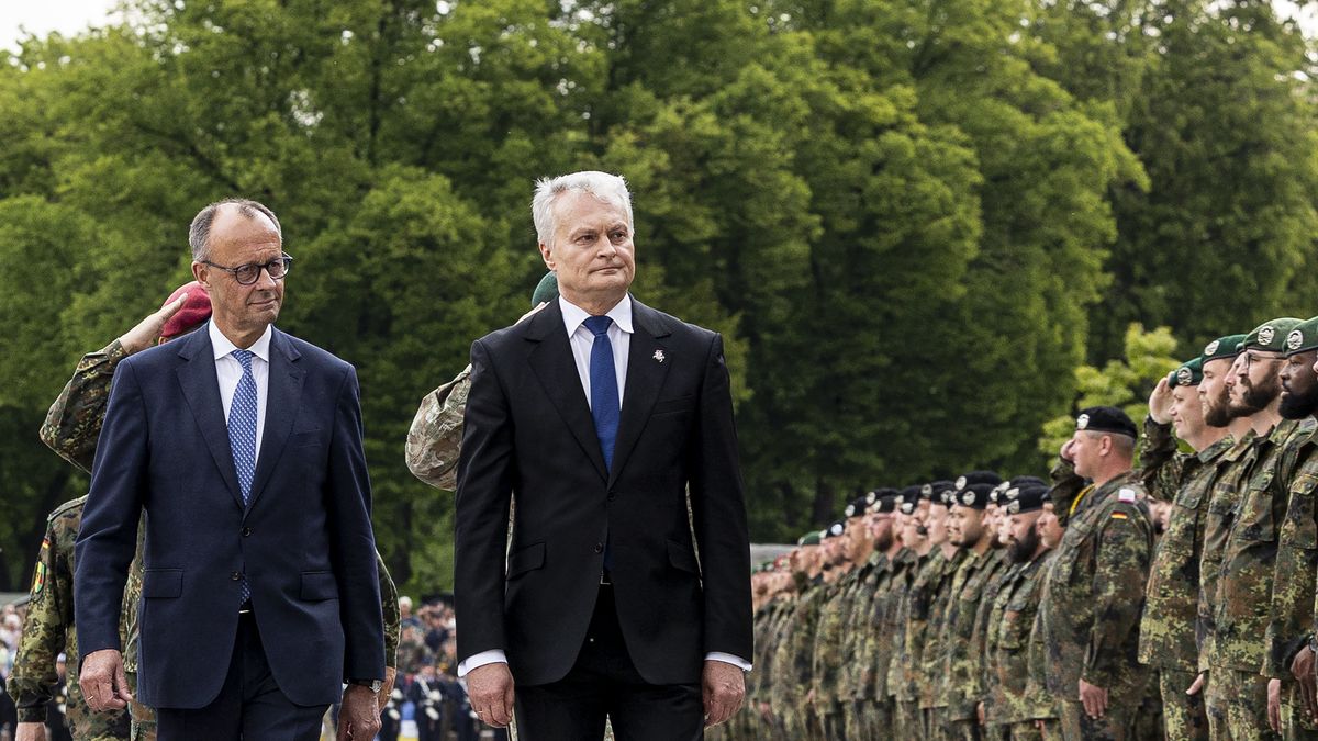 Kanclerz Merz odwiedził Litwę