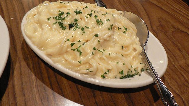 Spaghetti z serem 1
