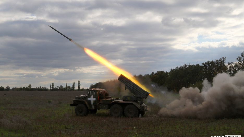 Ukraiński BM-21 Grad - zdjęcie ilustracyjne
