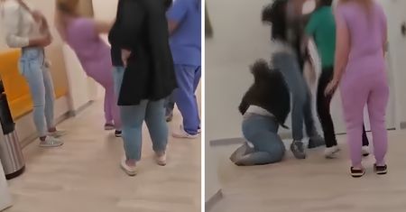 Awantura w szpitalu. Mężczyzna popchnął położną. Jest nagranie