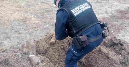 Robotnicy kopali w ziemi. Gdy to zobaczyli, chwycili za telefony