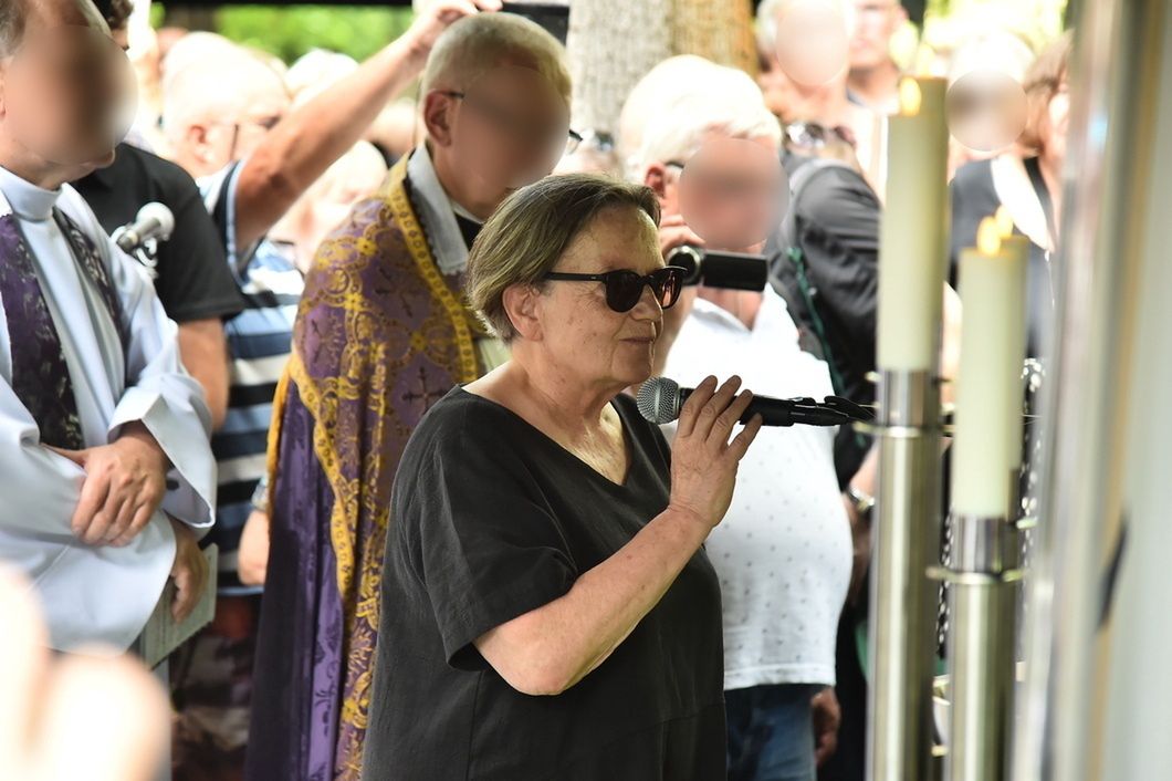 Agnieszka Holland wygłosiła przemowę na pogrzebie Jerzego Stuhra