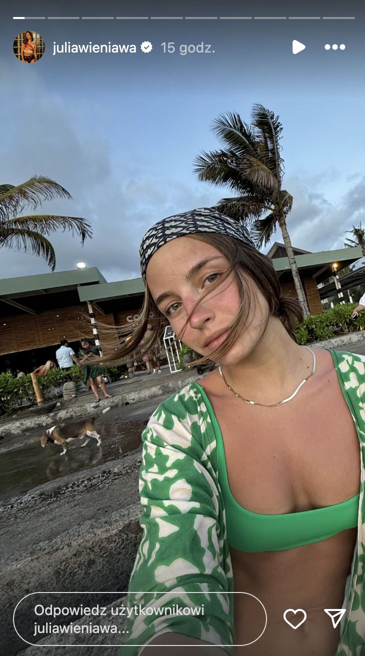 Julia Wieniawa wypoczywa na Bali