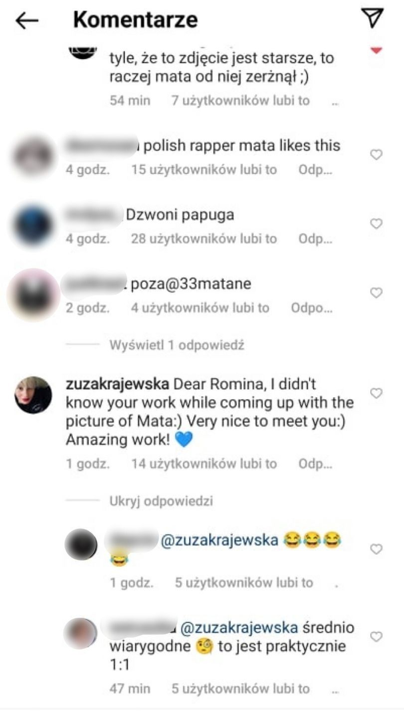 Okładka płyty Maty to plagiat? Autorka zdjęcia zabrała głos