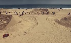 Niezwykłe babki z piasku (WIDEO)