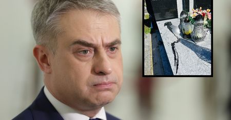 Zniszczono grób ojca Gawkowskiego. Pawłowicz: Przeprosi mnie pan?